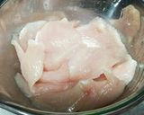 簡単～鶏むね肉のピリ辛味噌照り焼き作り方1写真