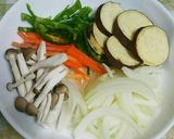 あっさり♪秋の野菜と牛肉のホイル蒸し☆作り方2写真