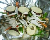 あっさり♪秋の野菜と牛肉のホイル蒸し☆作り方5写真