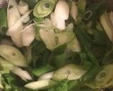 あご出汁のトロトロ白菜と白子鍋作り方1写真