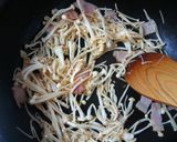 じつは・えのき♪　ＤＥカルボナーラ風作り方2写真
