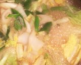 あご出汁のトロトロ白菜と白子鍋作り方8写真
