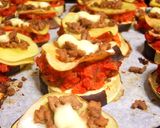 ナスと野菜たっぷり赤ソースのオーブン焼き作り方5写真