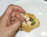 油揚げの巾着で煮る♪福袋♪糸こんにゃく作り方10写真