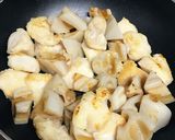 簡単♬レンコンと鶏胸肉のオイマヨ炒め♡作り方5写真