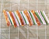 カニカマで手綱寿司♪ストライプ寿司？作り方4写真