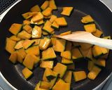 カボチャの甘辛炒め作り方1写真