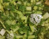 塩漬け大根菜の✦粕汁✦うち豆入り作り方5写真