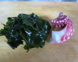 たことサラダわかめの酢の物作り方1写真