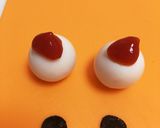 ハロウィンに♡簡単茹で目ん玉子作り方3写真