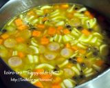 コロコロ野菜とウインナーのカレースープ作り方7写真