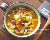 コロコロ野菜とウインナーのカレースープ作り方10写真