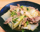 ダシダでがっつり☆豚肉と白菜の中華風作り方4写真