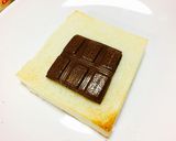 朝の活力♪簡単チョコ食パン作り方1写真