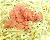 糖質制限☆豆もやしとたらこの和え物作り方3写真