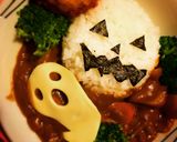 子供が喜ぶ◎ハロウィンデコカレー作り方4写真