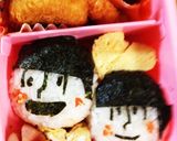 キャラ弁。おそ松さん！作り方1写真