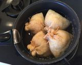 鶏挽肉の巾着煮作り方7写真