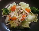 しょうが焼きde温野菜サラダ作り方4写真