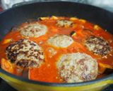 トマトジュースで作る煮込みハンバーグ♪作り方9写真