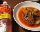トマトジュースで作る煮込みハンバーグ♪作り方11写真