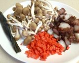 簡単 ＊ たこ飯 炊き込みごはん作り方1写真