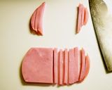 わりと長さのそろうハムの細切り♪作り方2写真