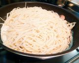 ダシダとごま油でがっつり根菜カルボナーラ作り方4写真