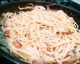 ダシダとごま油でがっつり根菜カルボナーラ作り方7写真
