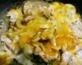親子丼フライパンで簡単♥麺つゆカツ煮卵丼作り方6写真