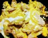 親子丼フライパンで簡単♥麺つゆカツ煮卵丼作り方7写真