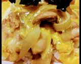 親子丼フライパンで簡単♥麺つゆカツ煮卵丼作り方9写真