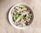 簡単!豚肉とキノコのネギ塩炒め✨作り方7写真