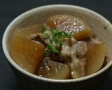 天然だしパックで作る 和風豚バラ大根作り方5写真
