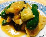 甘ピリ辛！鶏胸肉となすピーマンの味噌炒め作り方12写真