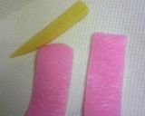 かまぼこで可愛いお花（キャラ弁おかず）作り方1写真
