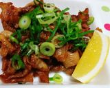 鶏皮のにんにく醤油炒め作り方4写真