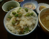 母のための❀おひとり様❀豆ごはん作り方6写真