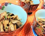 節約★香ばし~【レンコンと鶏皮の金平風】作り方17写真