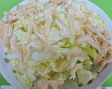 簡単☆レンジで白菜油揚げの味噌レモン和え作り方1写真