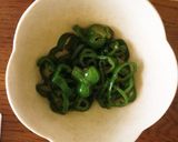 お弁当に簡単ピーマンのバター醤油炒め作り方3写真