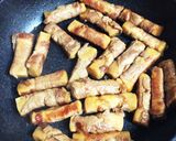 こうや豆腐の豚肉巻き作り方4写真