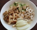 栄養満点具沢山トッポッキ風白玉作り方4写真