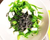 ☆五分で完成☆ピーマンのチーズ塩昆布あえ作り方4写真