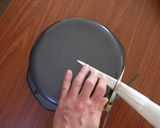 30秒で丸型底用の敷紙の出来上がり!作り方7写真