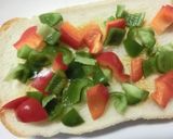 ピーマン×ミモレット　塩昆布和トースト作り方4写真