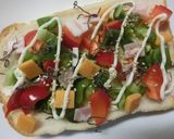 ピーマン×ミモレット　塩昆布和トースト作り方6写真