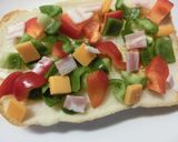 ピーマン×ミモレット　塩昆布和トースト作り方5写真