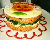 ハロウィン☆ケーキみたいなオムライス作り方13写真