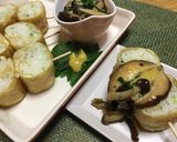 たぬき飯のお揚げ巻き♡きのこあん添え作り方8写真